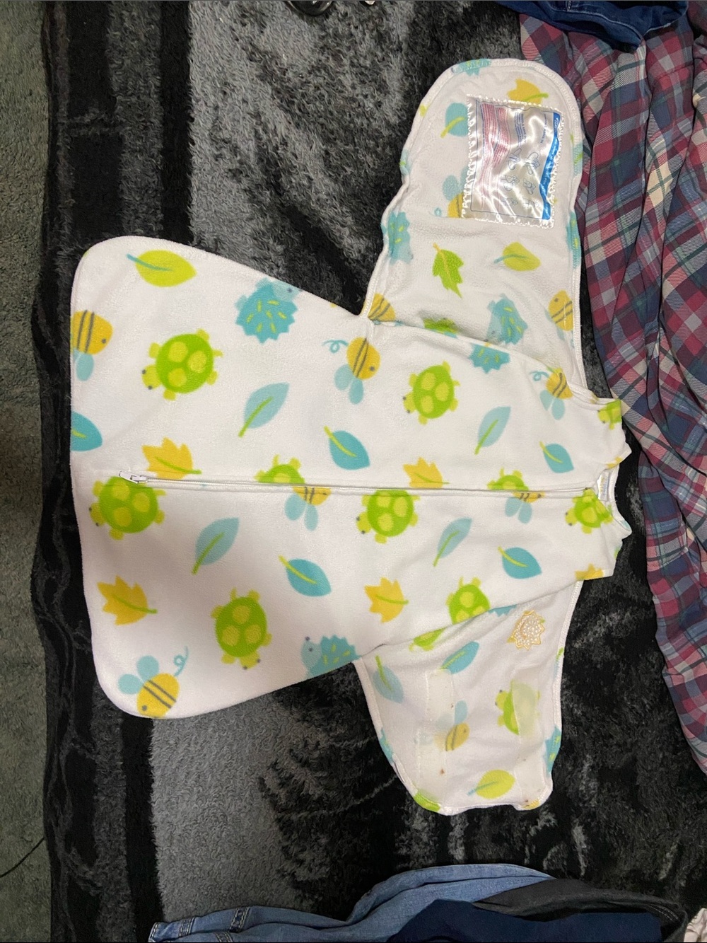 Halo Fleece Sleep Sack Swaddle Size Small